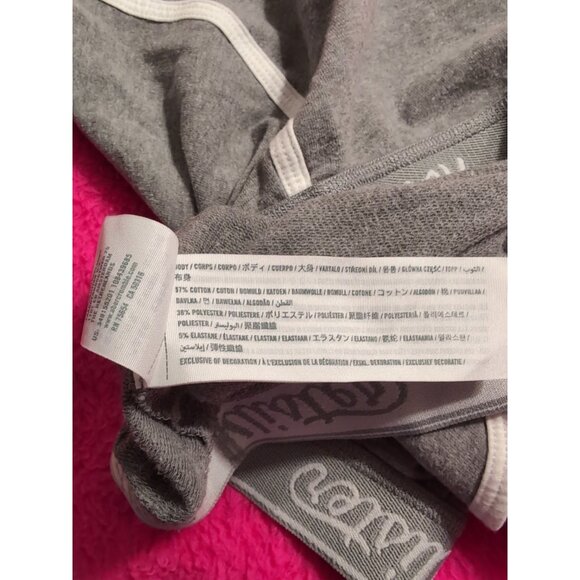 Hollister Gray White Women's Lounge Shorts Size S - Picture 5 of 8